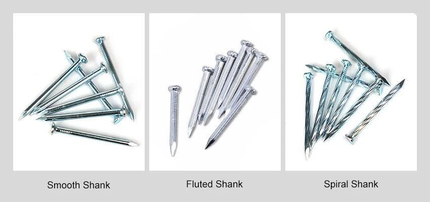 zinc coated concrete steel nails details