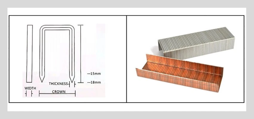 carbon closing staples details
