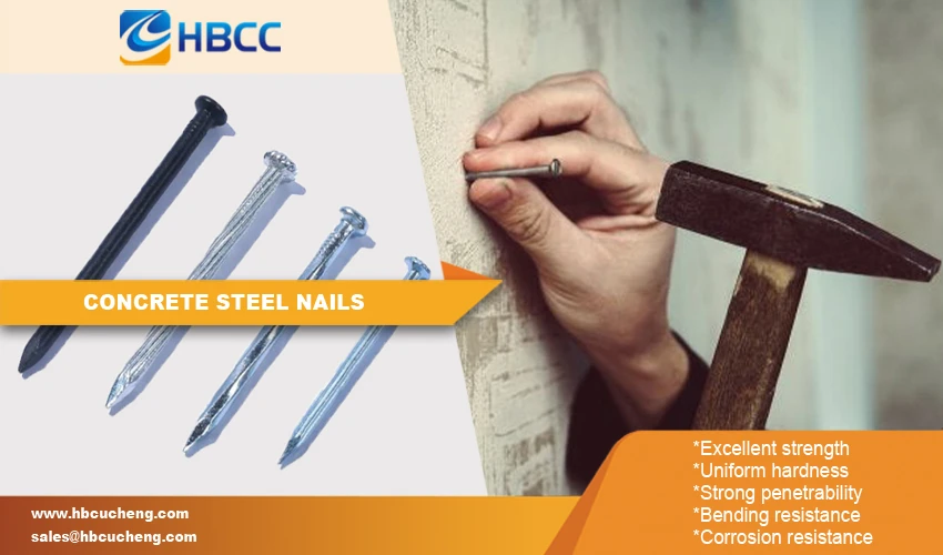 black steel cement nails advantage