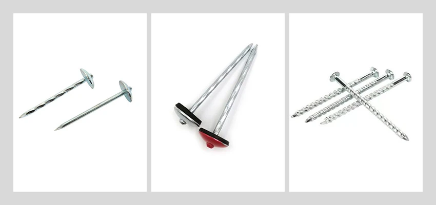 Hot Dipped Galvanized Umbrella Roofing Nails types