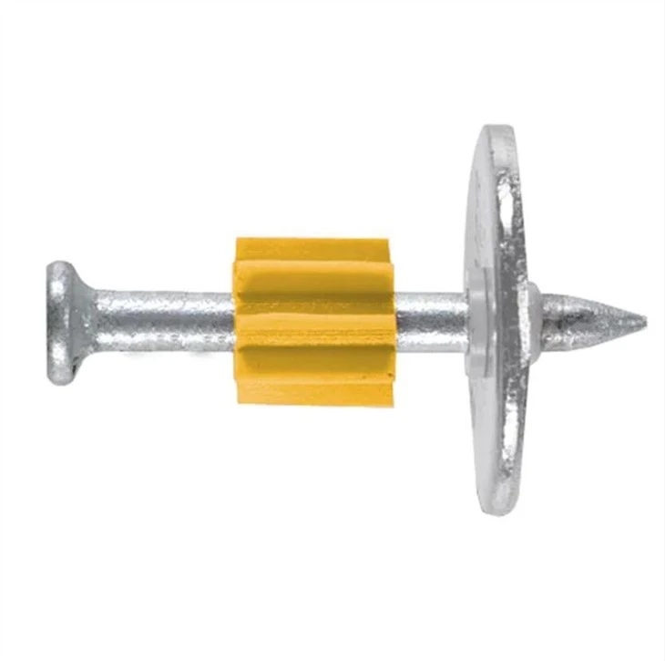 shooting nails with metal washer