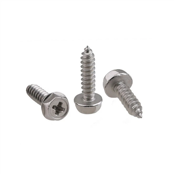 Phillips Hex Head self tapping Screws