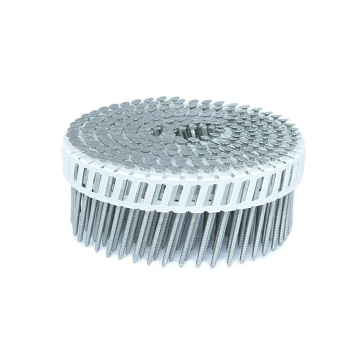 Clavos en espiral de plástico