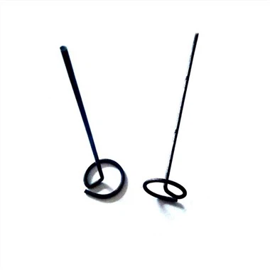 Clavos de grapas de césped G de acero negro