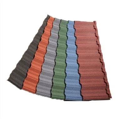 Paneles de techo de acero revestidos de piedra