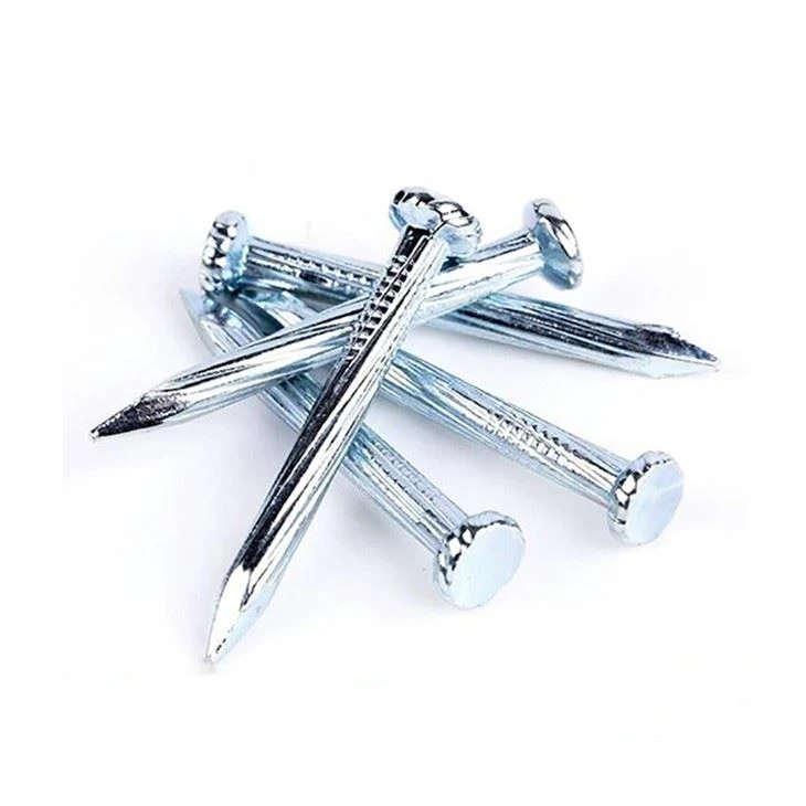 Clavos para hormigón estriados y trenzados