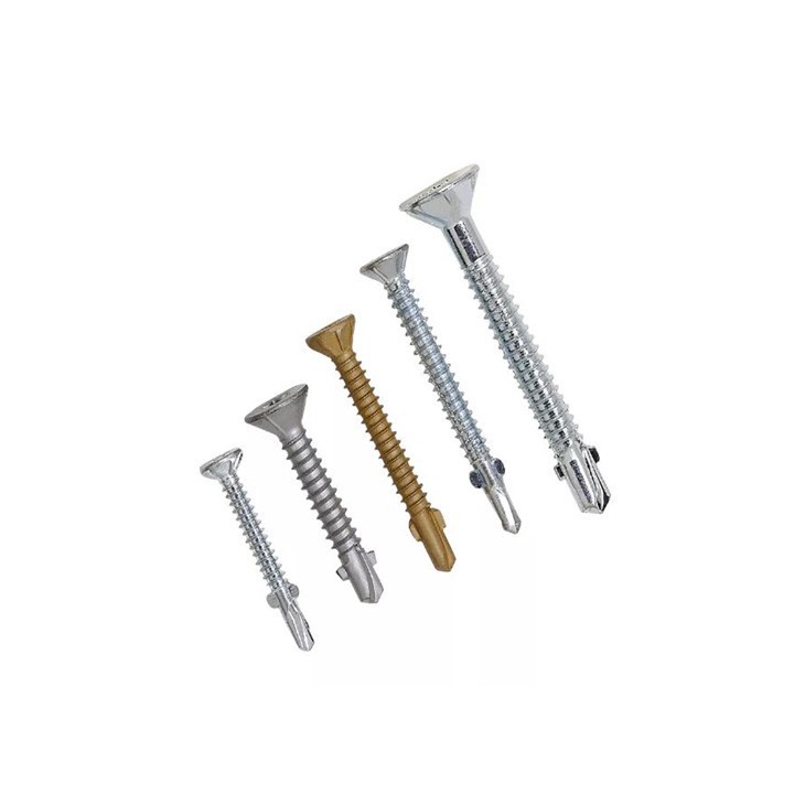 self drilling screw with wings