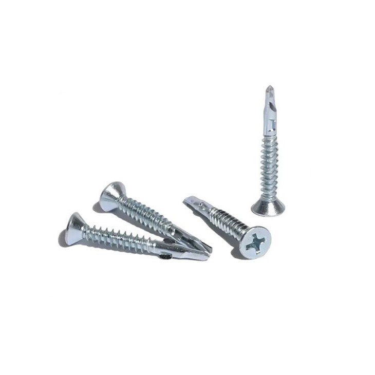 drilling screw with wings