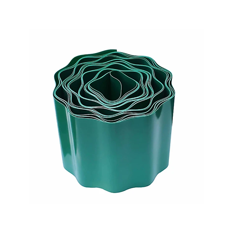 Borde de plástico para césped de jardín